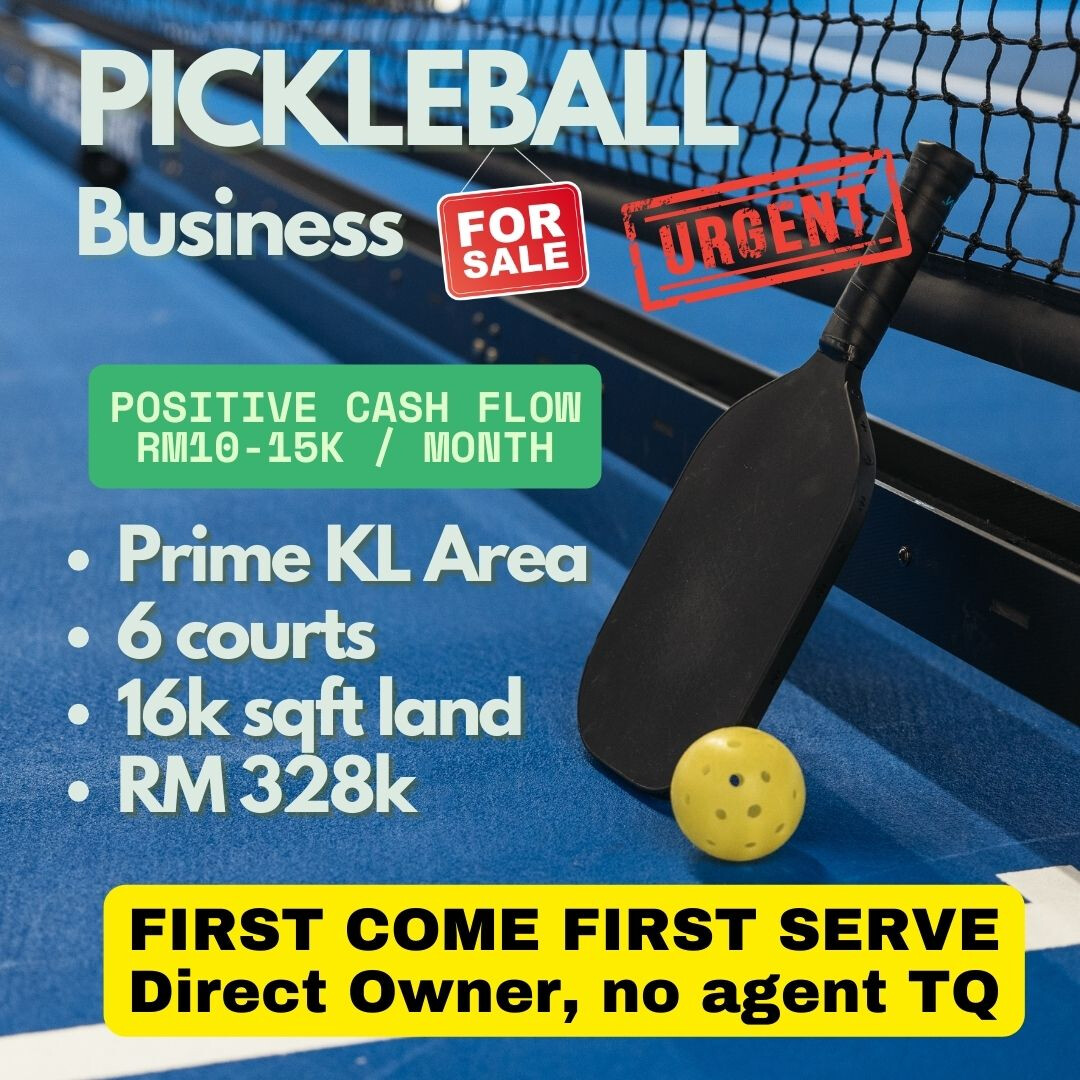 Pickleball Business for Sale @ Cheras KL