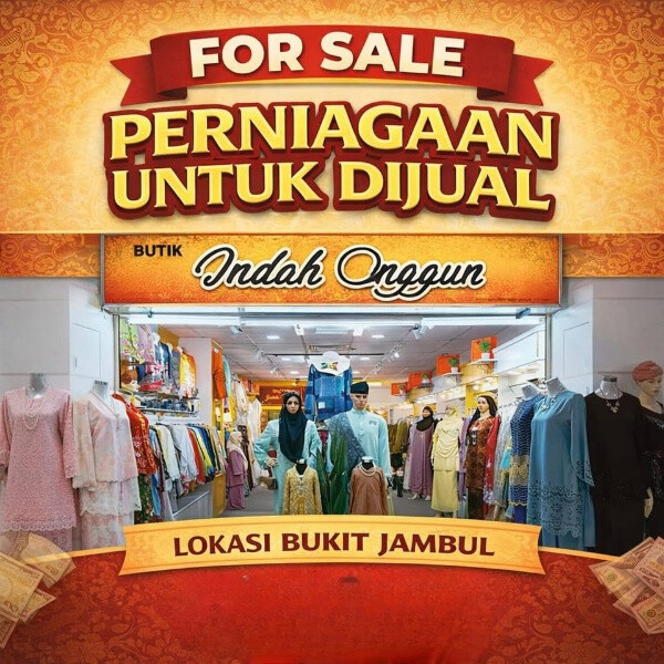 Perniagaan Butik Untuk Dijual – Kompleks Bukit Jambul, Pulau Pinang