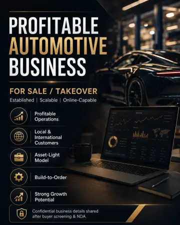 Profitable asset-light premium automotive brand with proven local and international sales and strong scaling potential