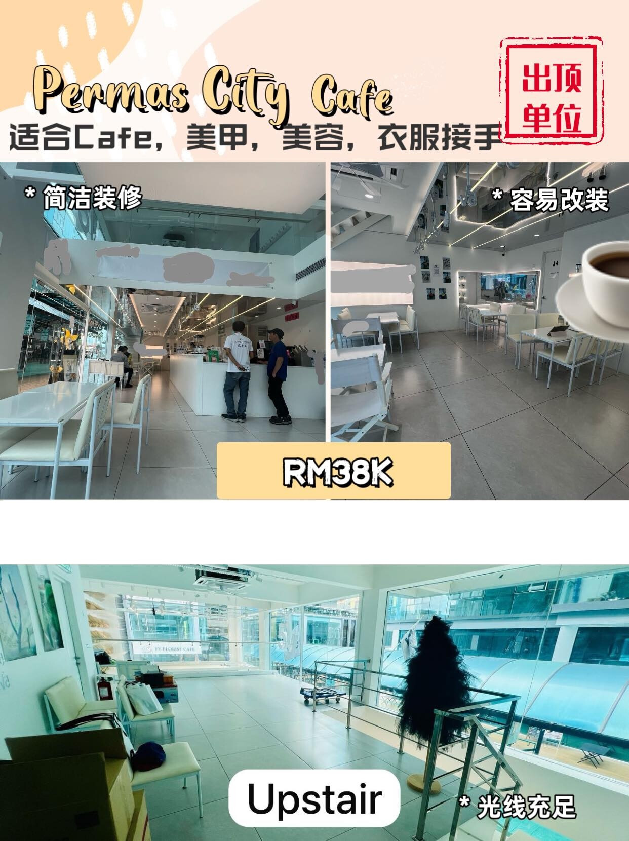 PERMAS CITY WALK 饮料店出顶｜角头单位