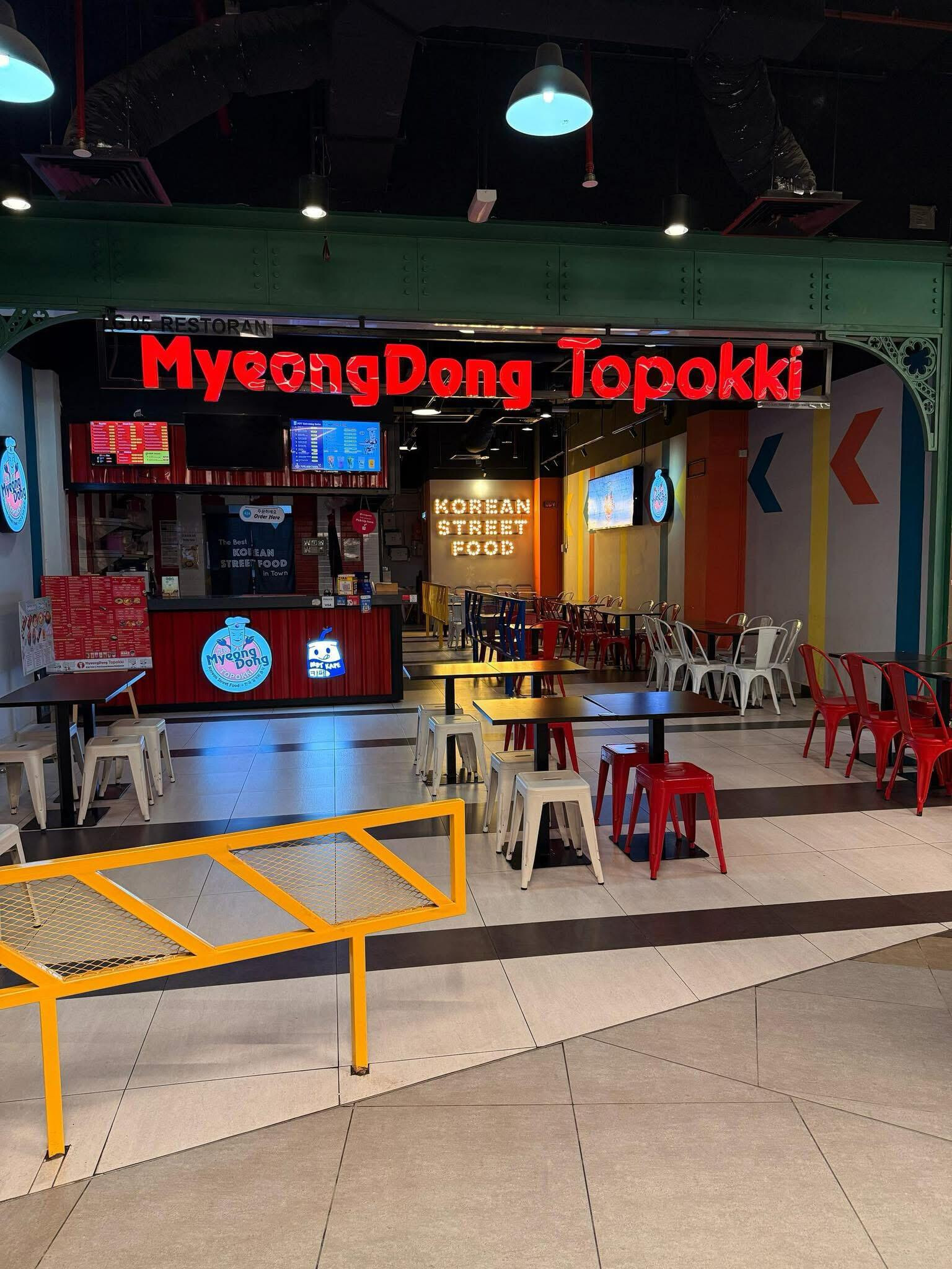 FRANCHISE RESTAURANT FOR SALE – MYEONGDONG TOPOKKI @ CENTRAL i-CITY